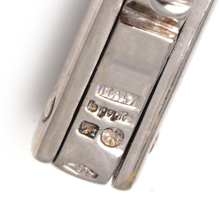 La Pepita 18ct White Gold Woven Necklace