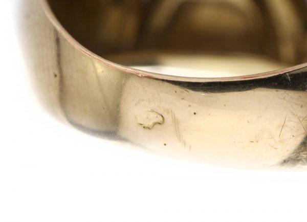 Vintage 1970s French Three Stone Diamond Ring in 18ct Yellow Gold, 0.73 carats