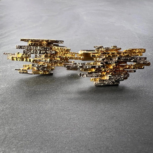 Vintage Charles de Temple Bi Colour Gold Cufflinks