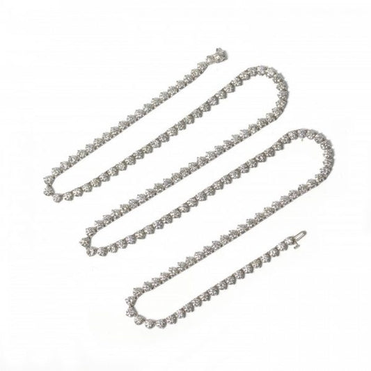 Diamond Riviere Necklace, 50 carat total