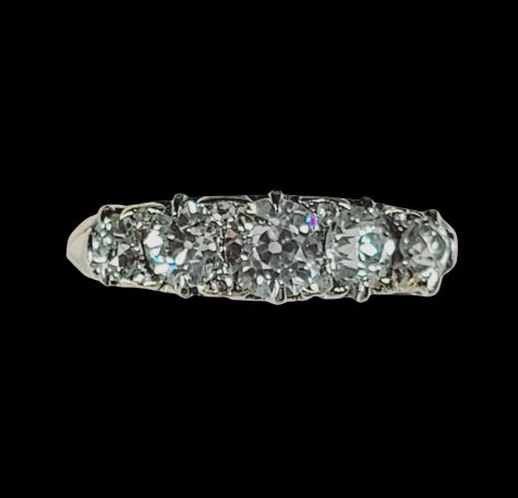 Antique Old Cut Diamond Five Stone Ring, 2 carats