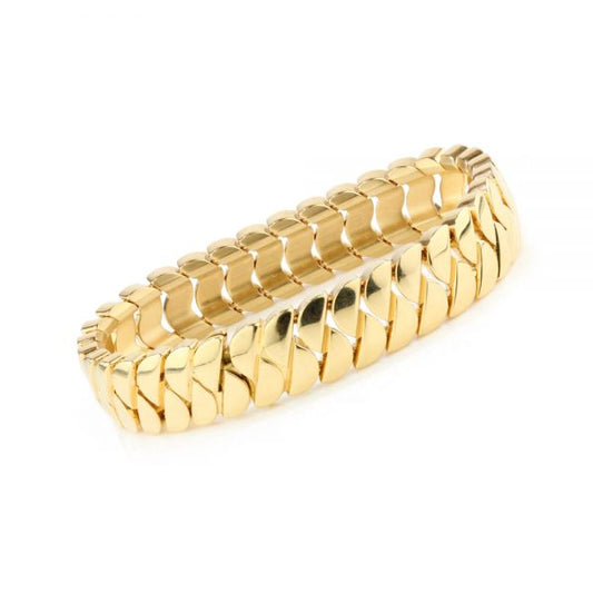 Cartier 18ct Yellow Gold Link Bracelet, Made in France, Circa 2000s, in original box