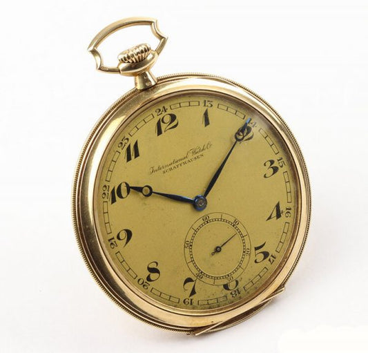 IWC Vintage 14ct Gold Manual Pocket Watch, Circa 1940s