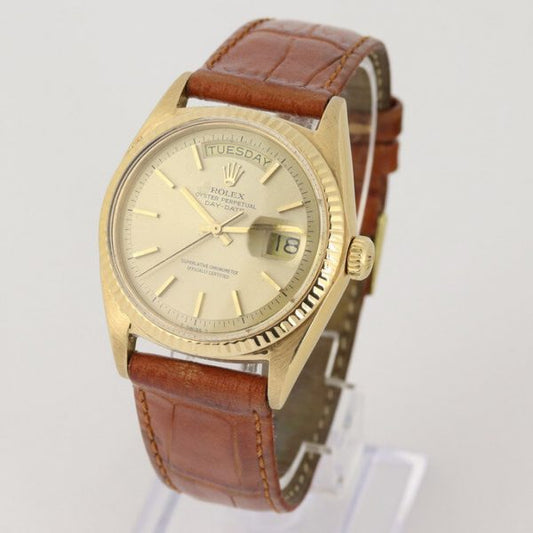 Vintage Rolex Day Date 1803 18ct Yellow Gold Watch, Circa 1970