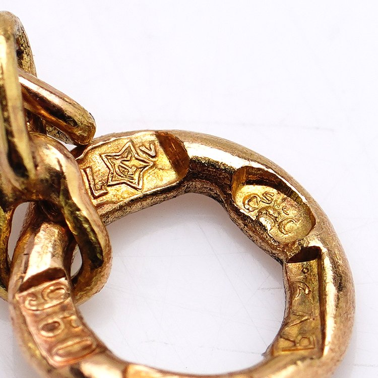 Vintage Gold and Blue Enamel Russian Egg Necklace