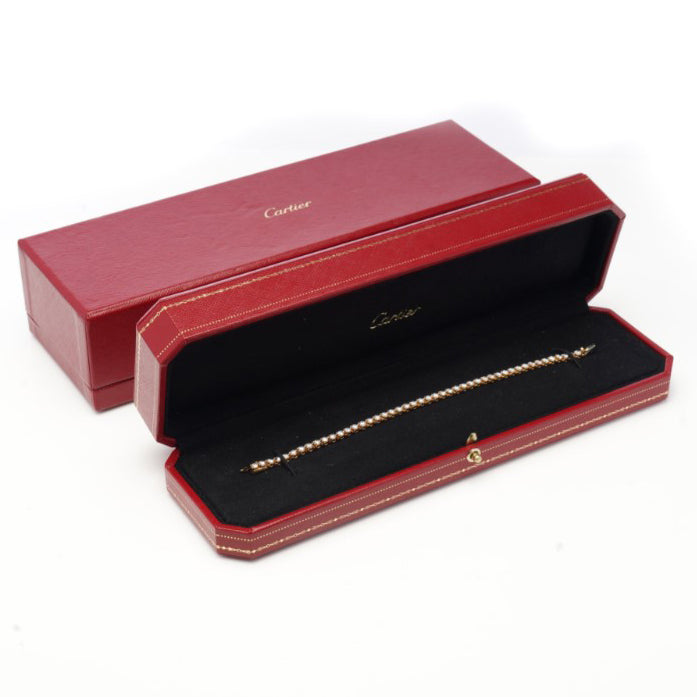 Cartier 4.60ct Diamond Line Tennis Bracelet