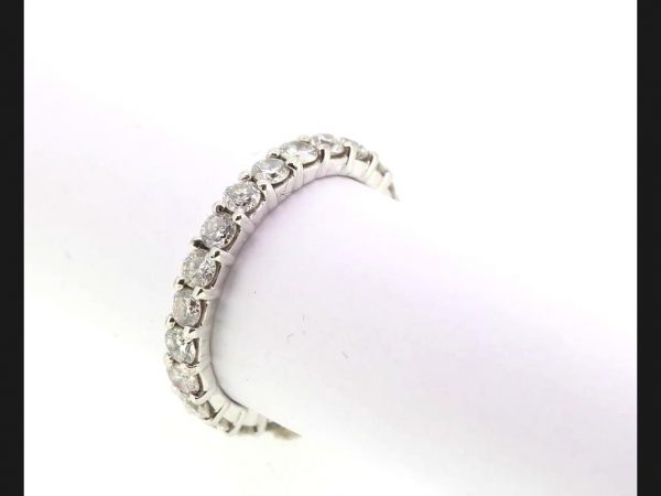 Full Eternity Diamond Ring, Claw Set, 1.88 carats