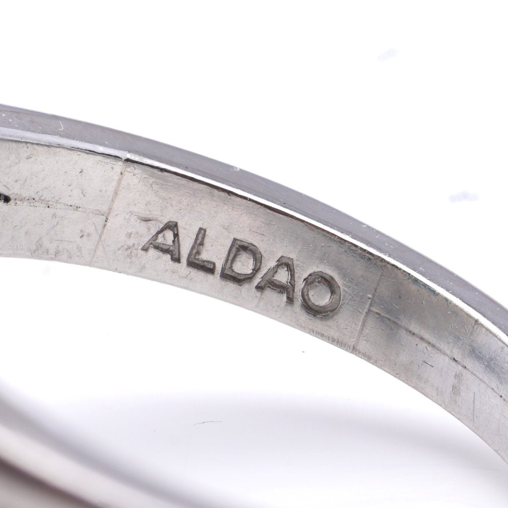 Vintage Turquoise and Diamond Cluster Ring by Aldao