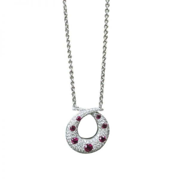 Ruby and Diamond Pendant