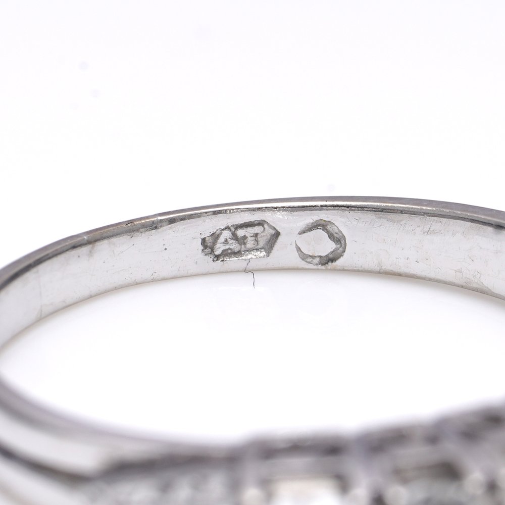 Brilliant and Princess Cut 0.75ct Diamond Five Stone Ring