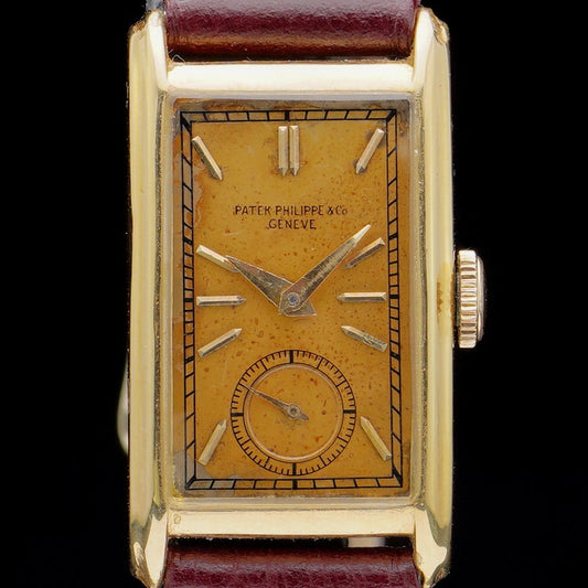 Vintage 1940s Patek Philippe 18ct Yellow Gold Manual Watch