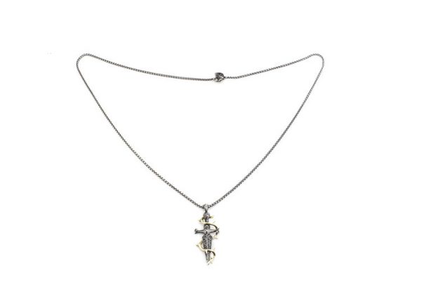 Stephen Webster 18ct Gold and Silver Dagger Necklace