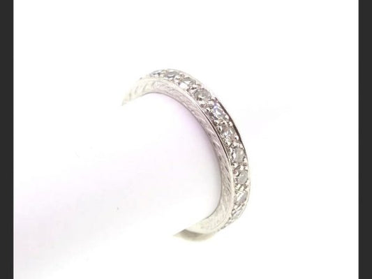 Full Eternity Diamond Ring, 1.00 carats, Platinum