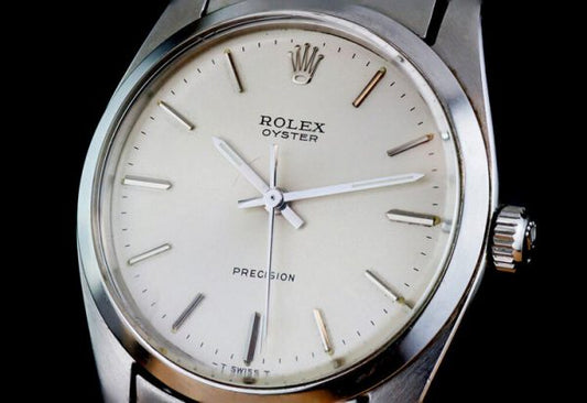 Rolex Oyster Precision 6424 Steel 34mm Manual, with Box and Papers
