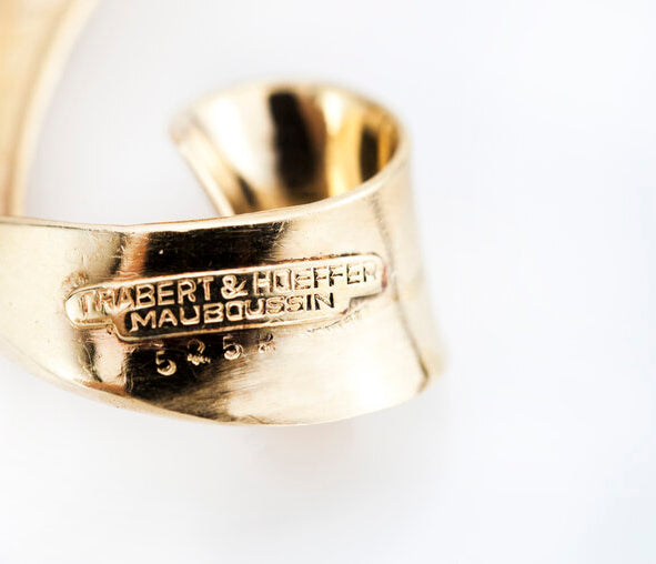 Vintage Trabert and Hoeffer Mauboussin Retro 9.00ct Ruby and Diamond Double Clip Brooch, in 14ct yellow gold, Signed, Circa 1940s