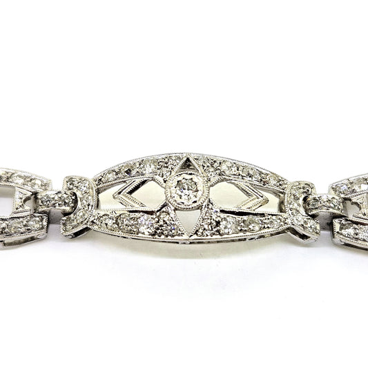Art Deco Bracelet Platinum