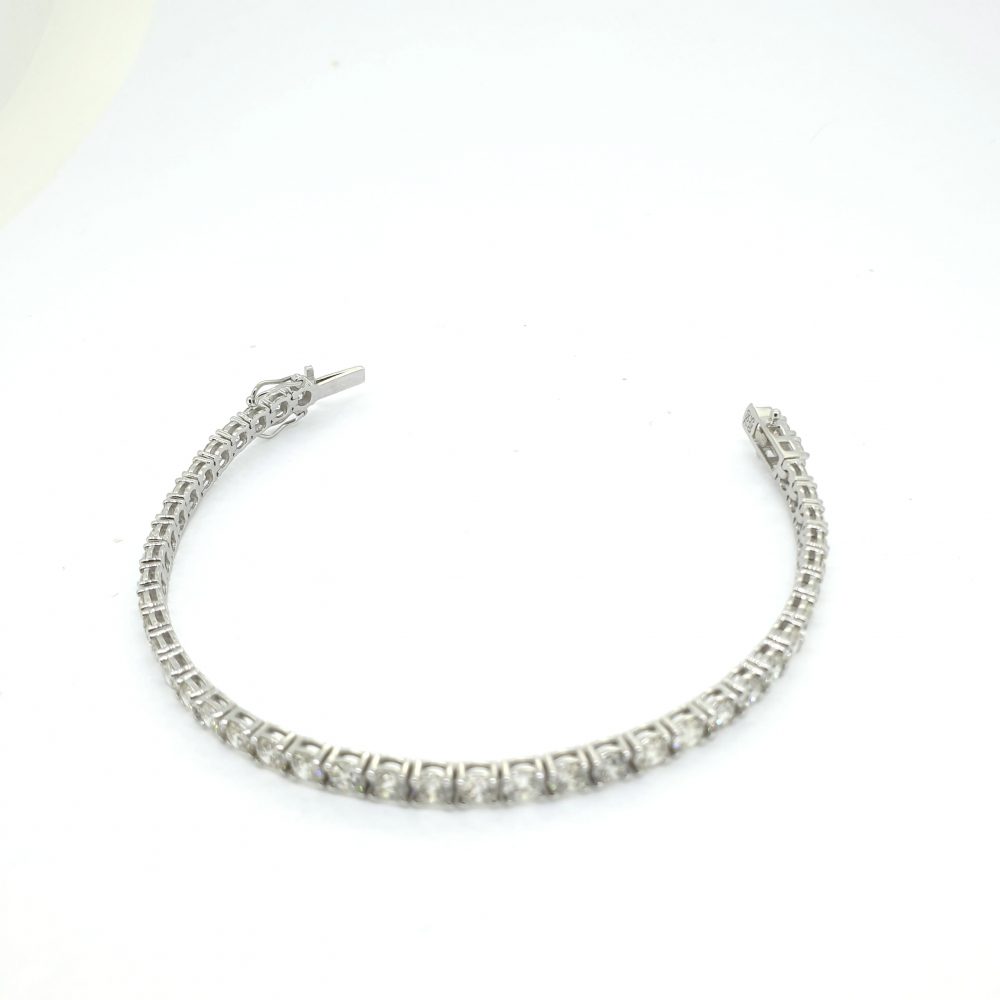 Diamond Line Bracelet, 9.52 carat total
