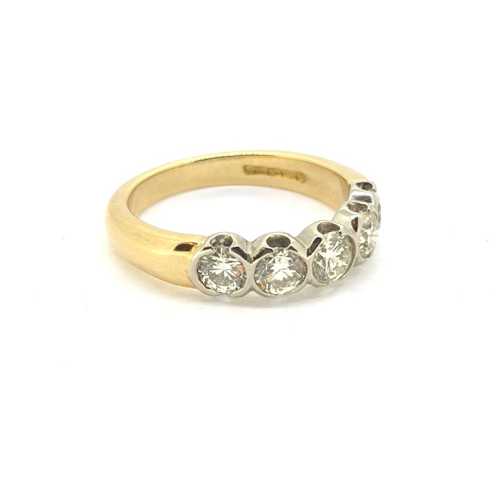 1.30ct Diamond Five Stone Ring