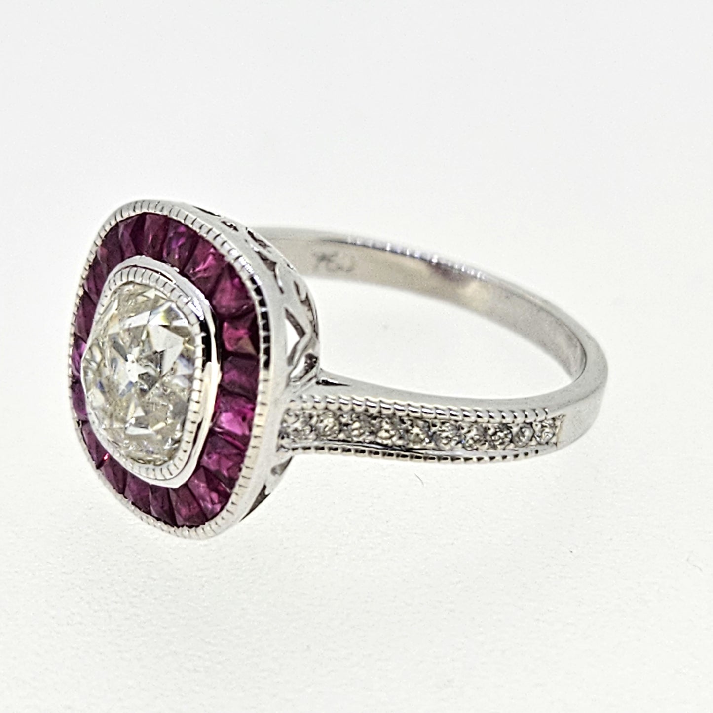 Ruby and Diamond Ring Cs1.68 R1.46 18ct