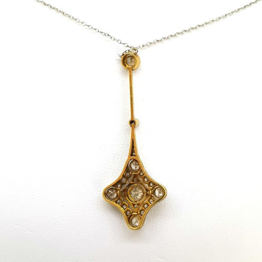 Belle Epoque Diamond Pendant in 18ct Gold