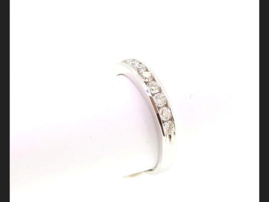 Half Eternity Diamond Ring, Channel set, 0.50 carats