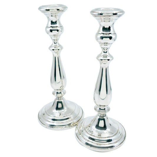 Vintage Pair of Silver Convertible Candlesticks