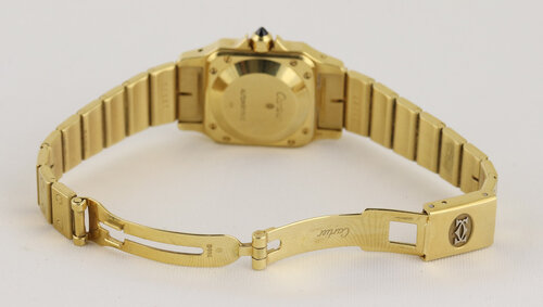 Cartier Santos Ladies 24mm Automatic in 18ct Yellow Gold
