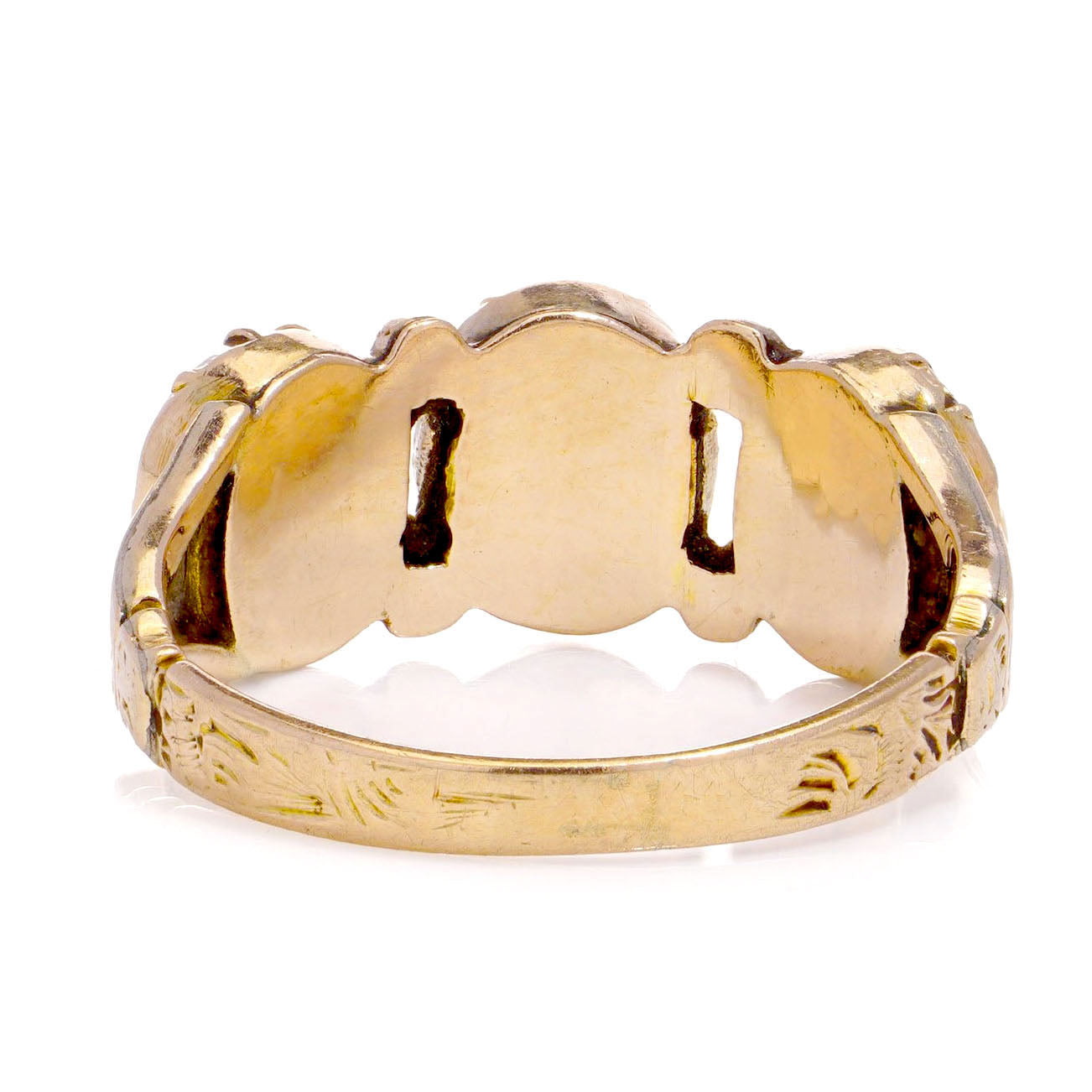 Garnet 9k Trilogy Ring 16410-8842