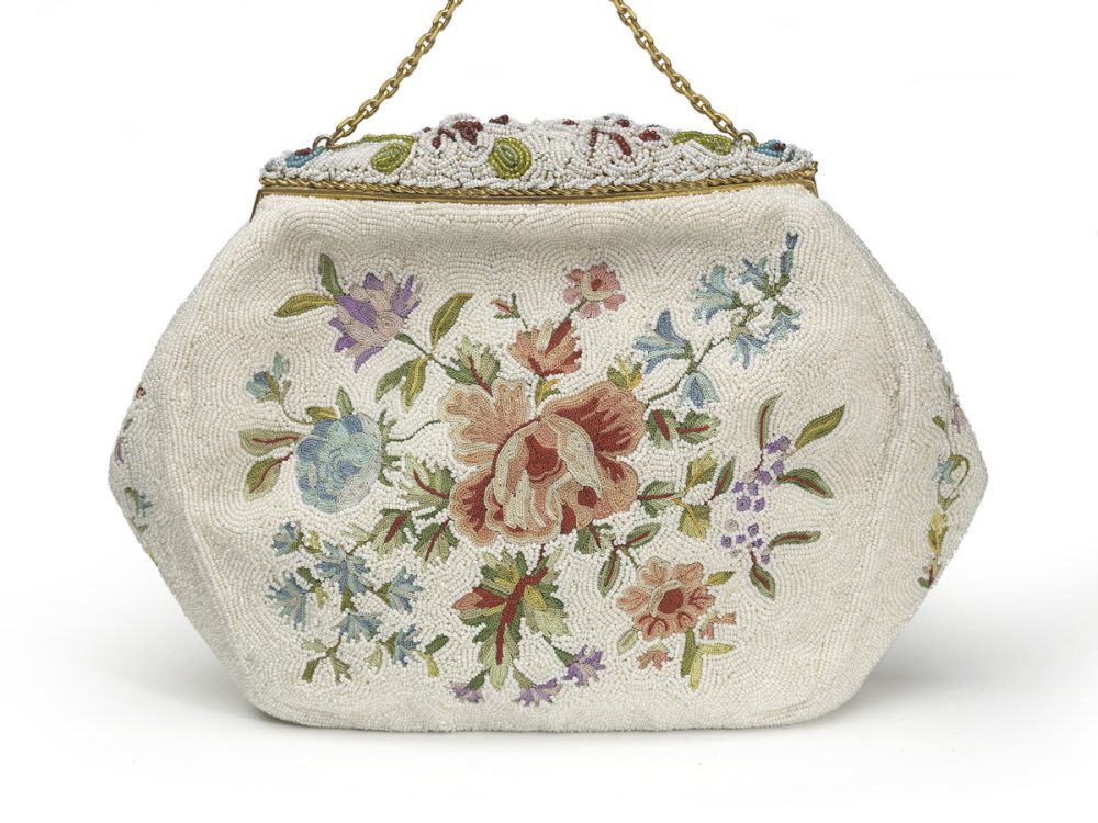 Antique Art Deco French Beaded Bag