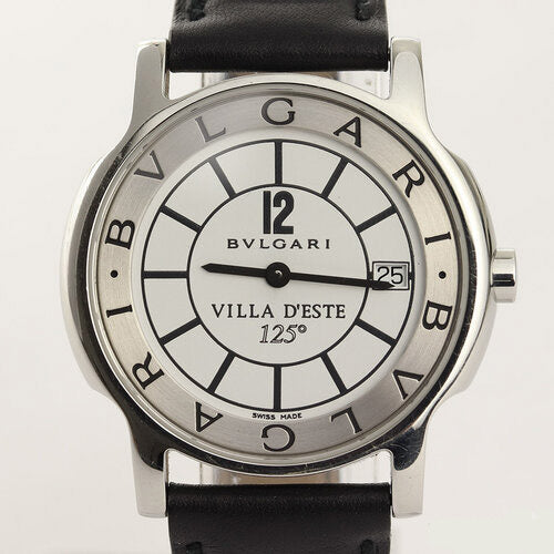 Bvlgari Solotempo 125 Villa D'este 35mm Steel Quartz Watch