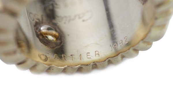 Cartier 18ct Yellow Gold Band Ring, Signed and Numbered, in Original Box