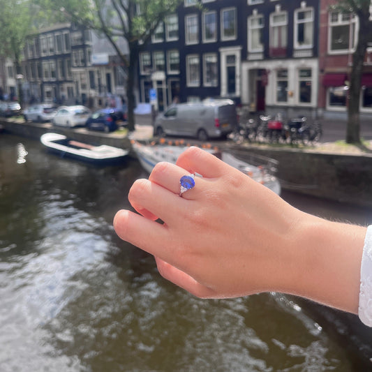 Diamond Tanzanite 18ct Ring
