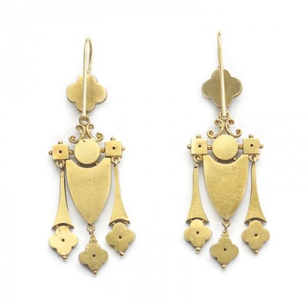 Antique Micro Mosaic Suite, Italy, Circa 1870