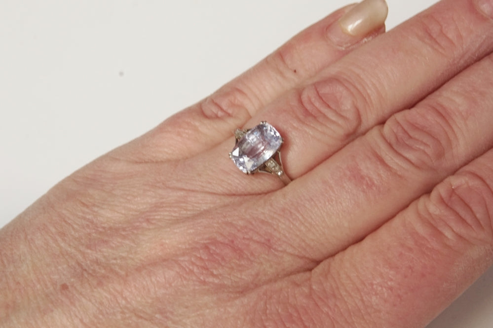 Antique Art Deco Iolite Ring
