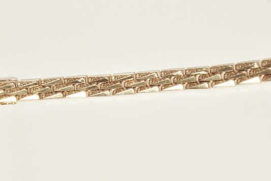 Vintage Brick Link Gold Bracelet