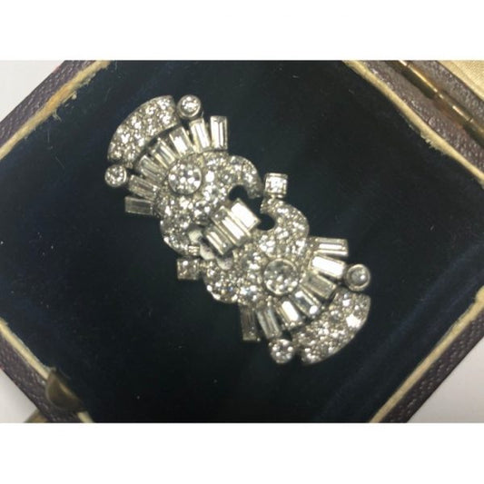 Antique Art Deco Diamond Brooch