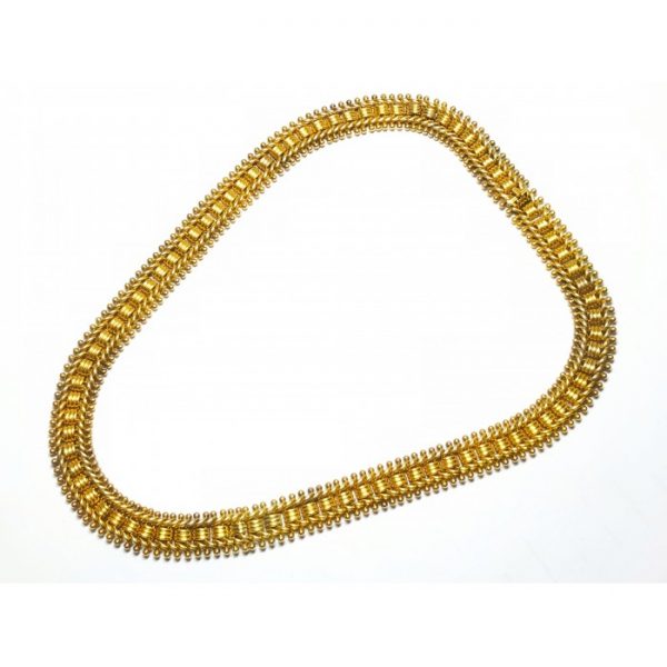 Antique Victorian Gold Choker Necklace, Circa 1875