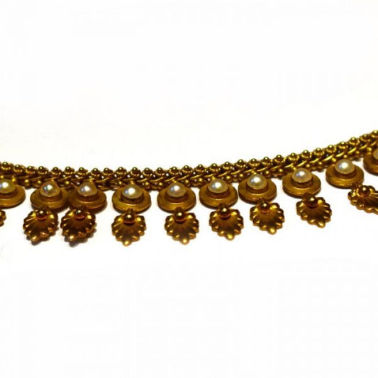 Antique Victorian Pearl Gold Fringe Necklace