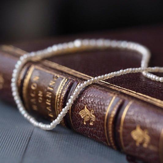 Georgian Antique Natural Seed Pearl Necklace