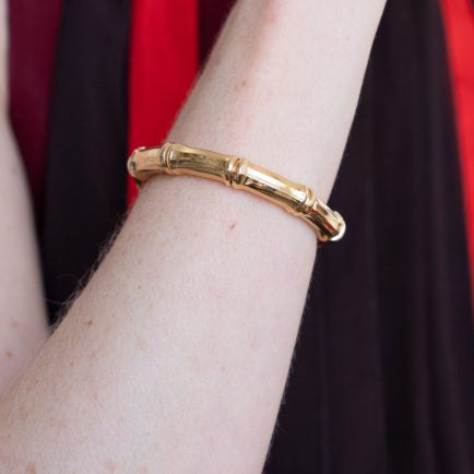 Cartier 18ct Yellow Gold Bamboo Bangle Bracelet