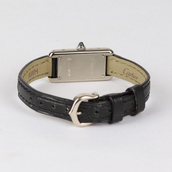 Cartier Allongee 14mm 18ct White Gold Quartz Ladies Watch