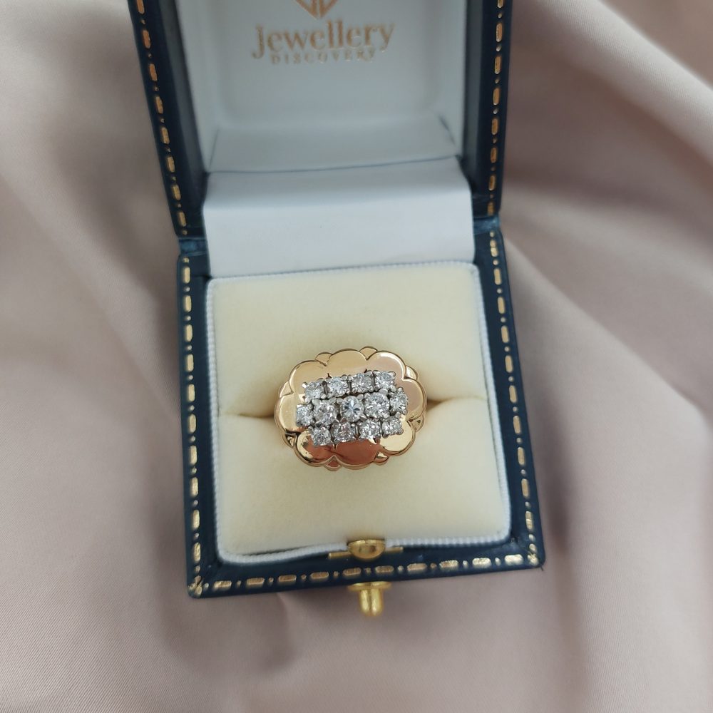 Cartier Vintage Diamond and Gold Ring