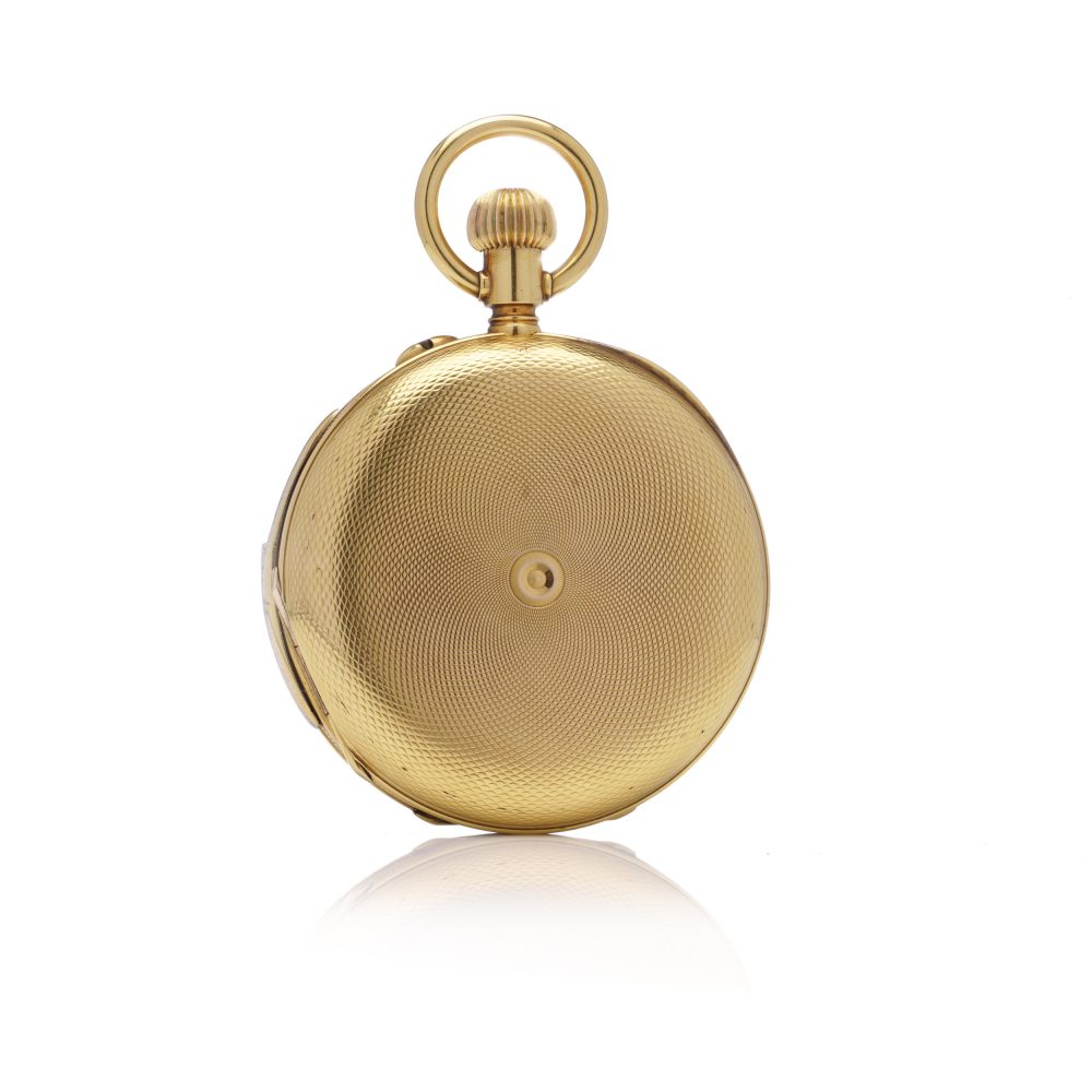 Hy Moser and Cie 14ct Yellow Gold Quarter Repeater Full Hunter Keyless Pocket Watch