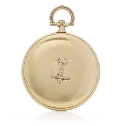 Cartier Art Deco 18ct Yellow Gold Open Face Pocket Watch