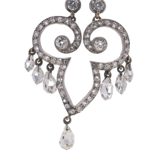 Antique gold bar brooch and pendant set with ruby and diamonds. Circa 1900's.