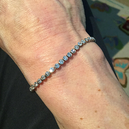 Art Deco Antique 3.50ct Diamond Line Bracelet