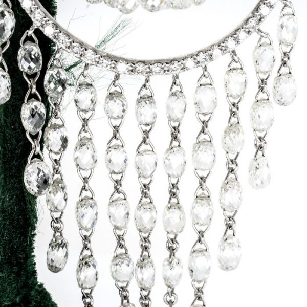 Diamond Briolette Drop Earrings