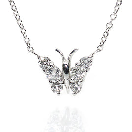 Diamond Set Butterfly Pendant