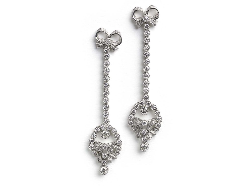 Diamond Drop Earrings