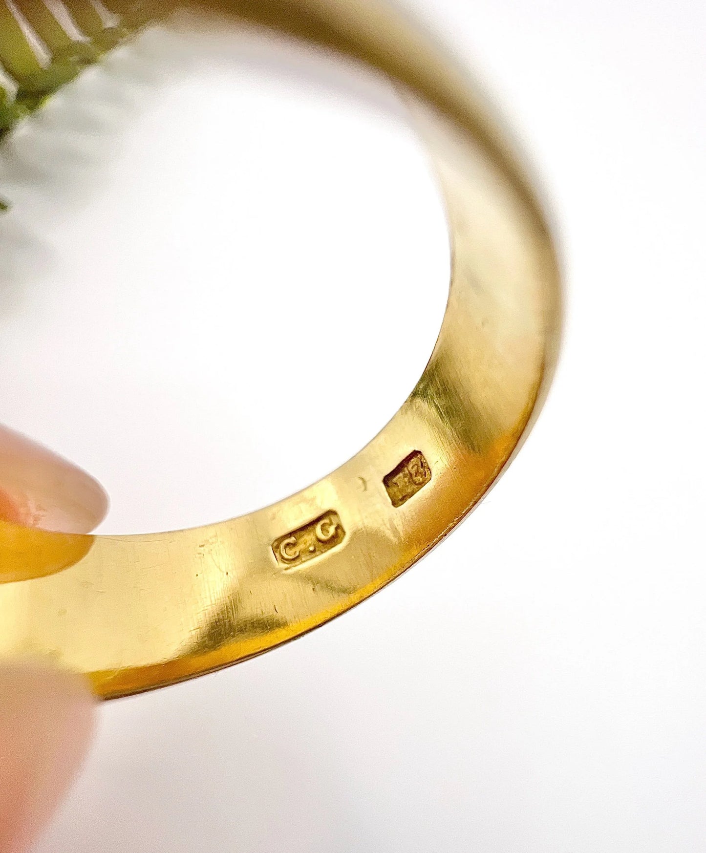 Antique 18 Carat Yellow Gold Edwardian Star Set Diamond Buckle/Belt Ring